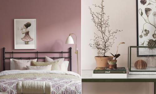 Пыльно розовый в интерьере. Да будет цвет!