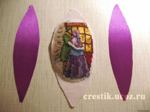 Новогодние шары из атласных лент. Мастер-класс «Новогодние шары из лент» 36