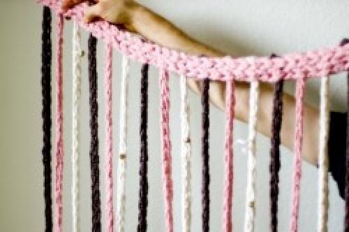 Плетение штор из нитей. Как сделать нитяные шторы самостоятельно?