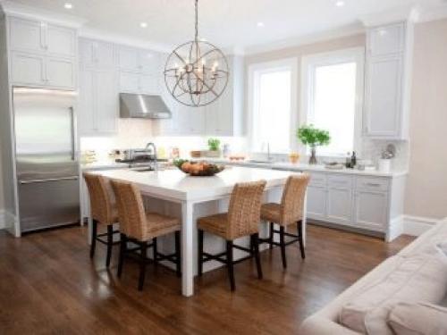 Как поставить стол на кухне. №1. Как расставить мебель на кухне? 26