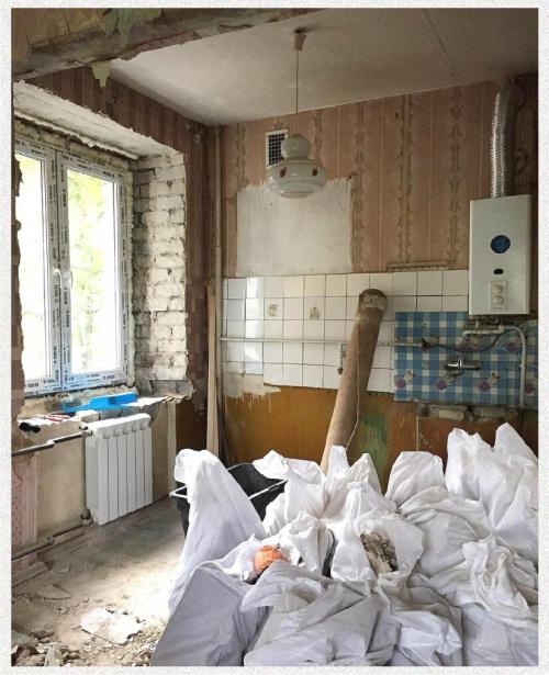 Наш ремонт до и после. Женщина воплотила мечту – сделала ремонт кухни (5 м2) лучше дизайнеров, Фото до/после