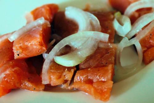 Засолить красную рыбу в масле. Красная рыба сухого посола