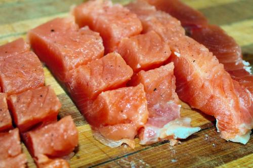 Засолить красную рыбу в масле. Красная рыба сухого посола