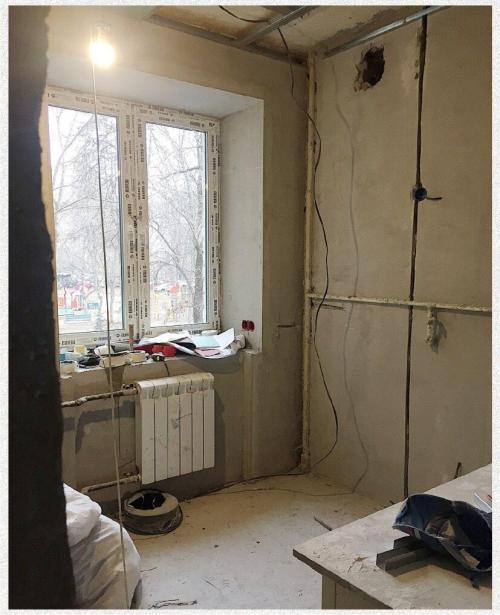 Наш ремонт до и после. Женщина воплотила мечту – сделала ремонт кухни (5 м2) лучше дизайнеров, Фото до/после