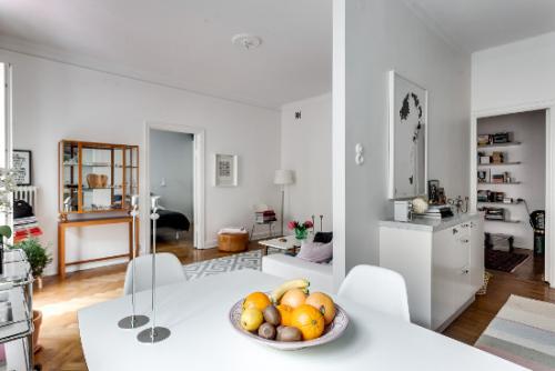 Объединять ли кухню с гостинной в трешке. Вариант №2. Объединенные кухня и гостиная