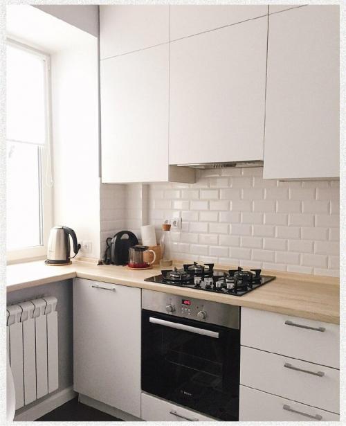 Наш ремонт до и после. Женщина воплотила мечту – сделала ремонт кухни (5 м2) лучше дизайнеров, Фото до/после