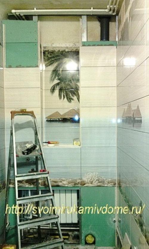 Интерьер в ванной в частном доме. Санузел в частном доме с нуля