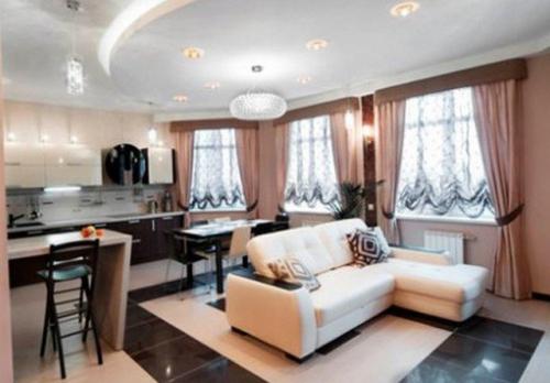 Удобно ли кухня гостиная. Что даст совмещение кухни и гостиной, плюсы и минусы