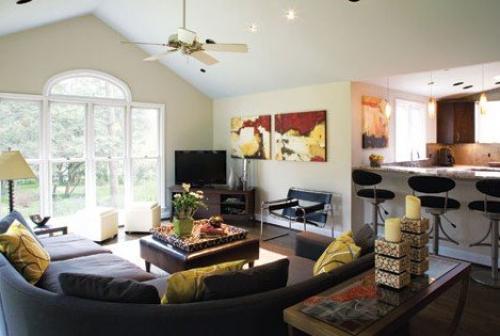 Удобно ли кухня гостиная. Что даст совмещение кухни и гостиной, плюсы и минусы