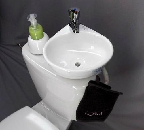 Туалет с раковиной. Нужна ли раковина в туалете