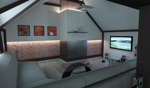 Интерьер мансарды дачного домика. Интерьер мансарды в частном доме