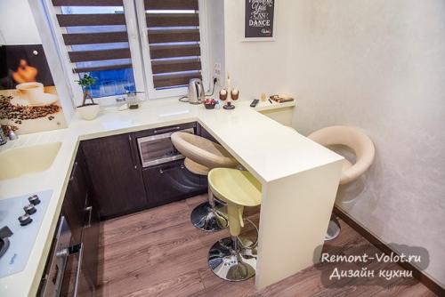 Маленькая барная стойка для кухни. Как разместить барную стойку на маленькой кухне?