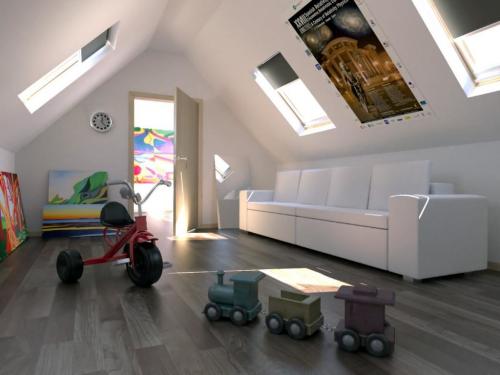 Интерьер мансарды дачного домика. Интерьер мансарды в частном доме