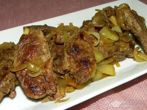 Как пожарить печень с луком. Мягкая и сочная жареная печень на луке за 3 минуты