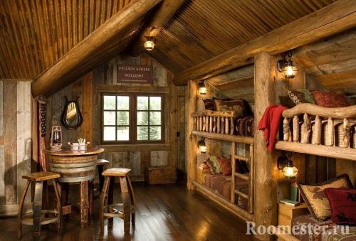 Дизайн интерьера частного дома. Кантри — близость к природе