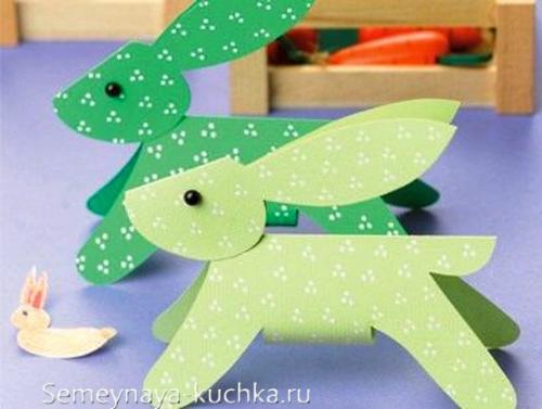 Простые поделки из бумаги для детей схемы. Поделки из бумаги сложенной пополам.