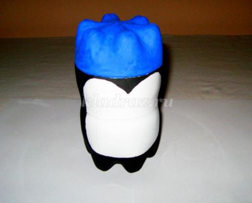 Как сделать пингвина из пластиковой бутылки. Маленький пингвин из пластиковой бутылки 25