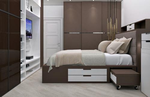 Дизайн комнаты 12 кв м. Маленькая спальня 12 кв.м в современном стиле: как обустроить и сделать ее более уютной?