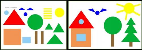 Поделки простые для детей. Аппликации из цветной бумаги для дошкольников