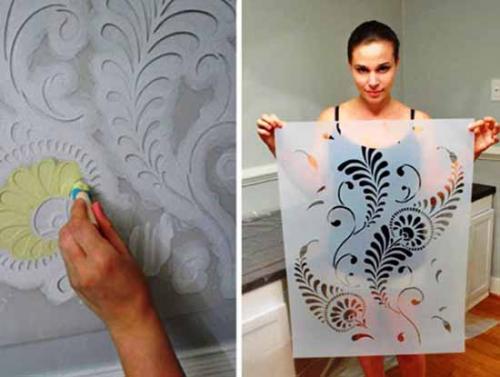 Рисунки на стене карандашом. Перенос изображения на стену