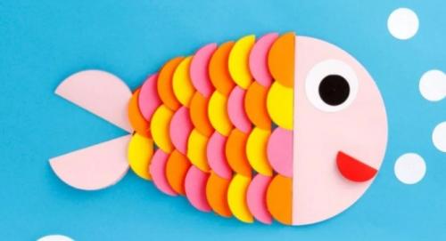 Поделки простые для детей. Аппликации из цветной бумаги для дошкольников