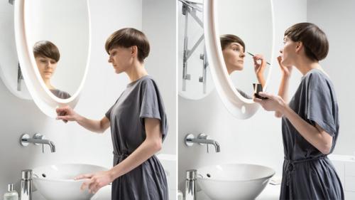 Высота зеркала в ванной. Какая высота зеркала над раковиной является правильной