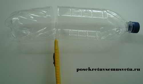 Как из пластиковой бутылки сделать вазу. Как сделать вазу из стеклянной бутылки 05