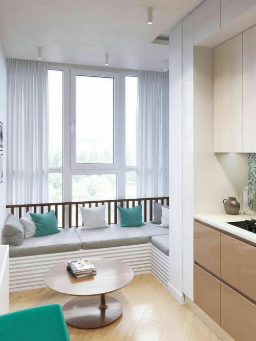 Отделка балкона идеи. Идеи дизайна балкона под столовую зону и кухню