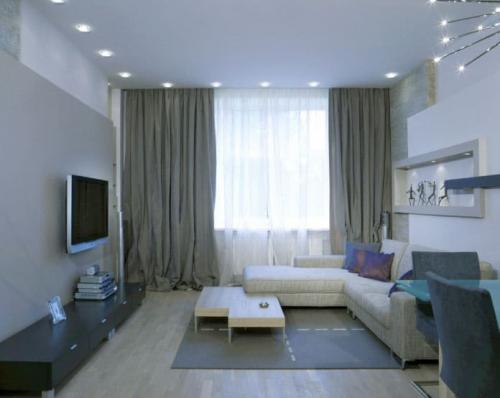 Светлые стены темный пол. Сочетание пола и дверей 13