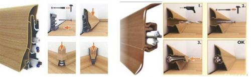 Высота плинтуса. Как выбрать размер пластикового напольного плинтуса