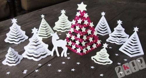 Поделки на новый 2019. Новогодние поделки из бумаги в школу