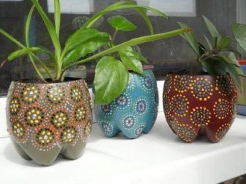 Горшки из 5 литровых бутылок. Особенности самодельных моделей