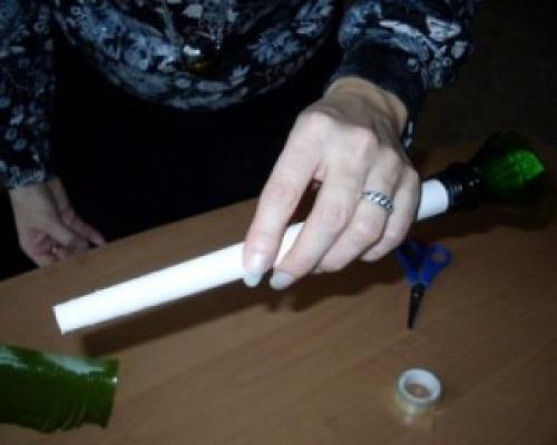 Новогодние поделки из пластиковых бутылок. Новогодние елочки из пластиковых бутылок