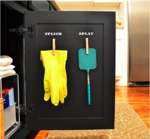 Системы хранения под мойкой. 	На маленькой кухне необходимо задействовать нестандартные места хранения