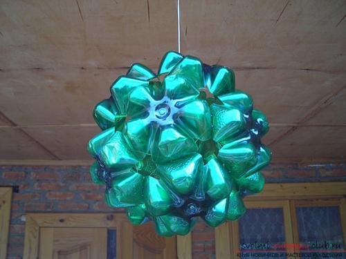 Шары из пластиковых бутылок. Елочные шарики из пластиковых бутылок 09 Шары из пластиковых бутылок. Елочные шарики из пластиковых бутылок 09