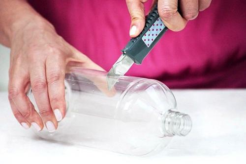 Цветочные горшки из 5 литровых бутылок. Кашпо из пластиковых бутылок своими руками