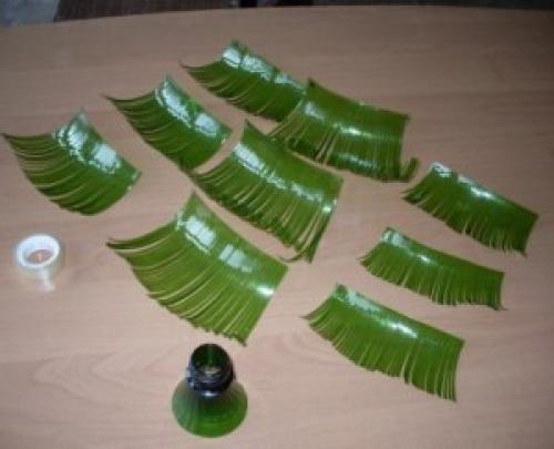 Новогодние поделки из пластиковых бутылок. Новогодние елочки из пластиковых бутылок