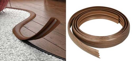 Как сделать стык ламината и плитки без порожка из пробки. Виды порожков (профилей) для стыковки ламината