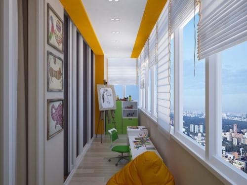 Дизайн квартиры с лоджией. Дизайн детской комнаты на балконе и лоджии — интересные идеи