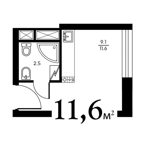 Квартира 12 кв м. Крохотная, тесная, но своя. В России начали строить микроквартиры