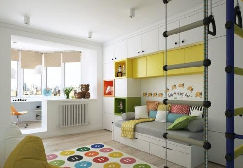 Дизайн квартиры с лоджией. Дизайн детской комнаты на балконе и лоджии — интересные идеи