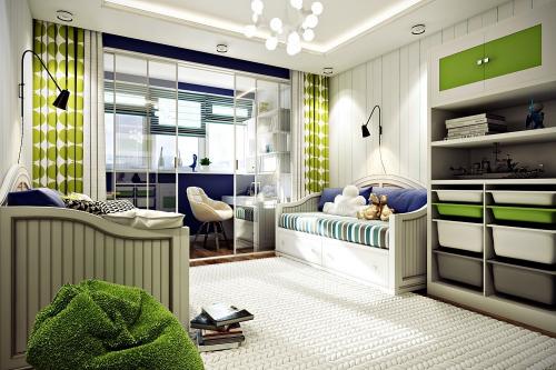 Дизайн квартиры с лоджией. Дизайн детской комнаты на балконе и лоджии — интересные идеи