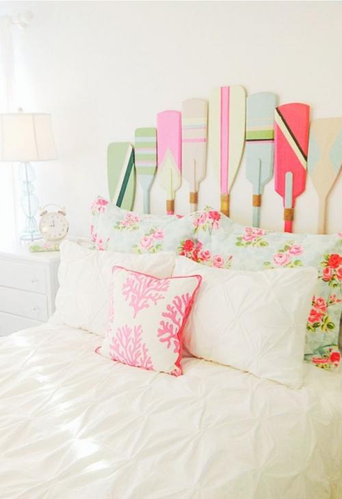 Как своими руками украсить изголовье кровати. Сделать изголовье самому? Почему бы и нет!