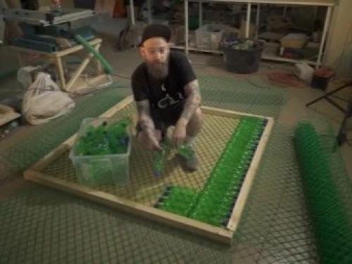 Как сделать лодку из бутылок. Небольшая лодка из пластиковых бутылок 14