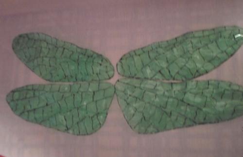 Стрекоза из пластиковых бутылок. Вариан.  Садовая фигурка