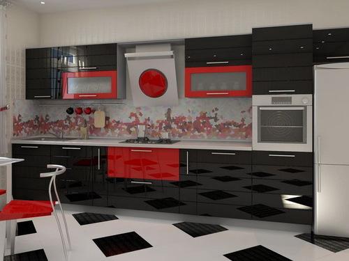 Мойка посередине кухни. №1. Как расставить мебель на кухне?