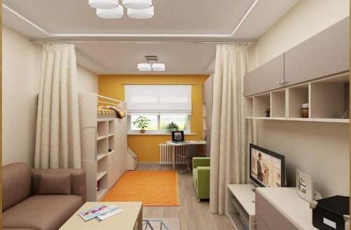 Как из однокомнатной квартиры сделать двухкомнатную с детской. Как из однокомнатной квартиры сделать двухкомнатную