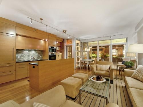 Гостиная с кухней студия дизайн. Базовые принципы оформления