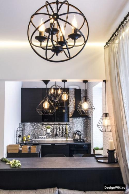 Гостиная с кухней студия дизайн. Базовые принципы оформления 10 Гостиная с кухней студия дизайн. Базовые принципы оформления 10