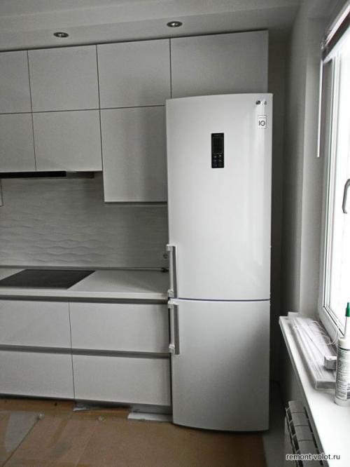 Кухня мдф белый глянец. Белая глянцевая кухня 8,3 кв.м за 6200$ (10 фото после монтажа)
